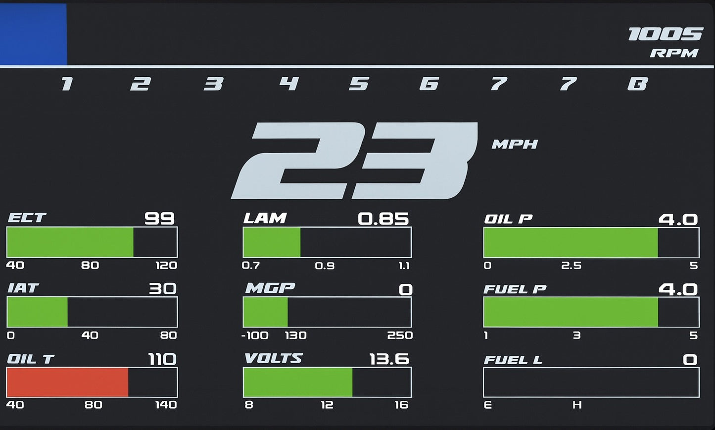 EZ Dash – 7 Inch CAN Digital Display by FastP.ART
